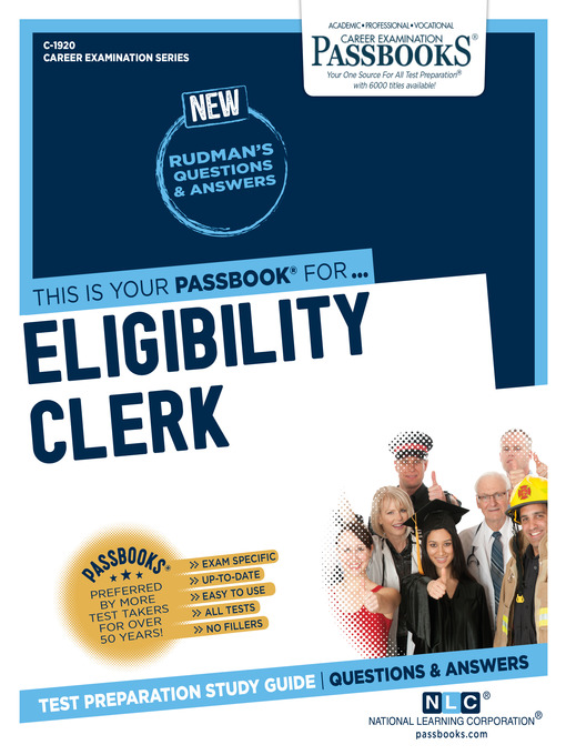 Title details for Eligibility Clerk by National Learning Corporation - Available